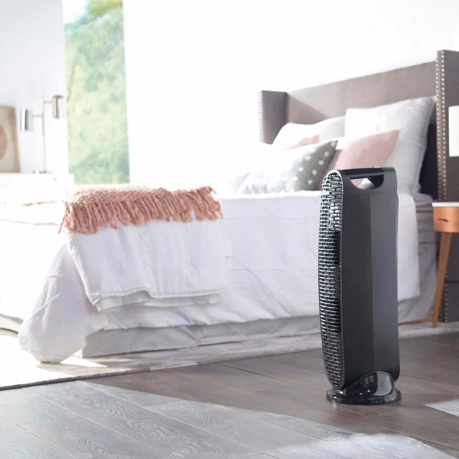 Purificatore d'aria a torre oscillante Honeywell QuietClean - Nero, HFD230BV1
