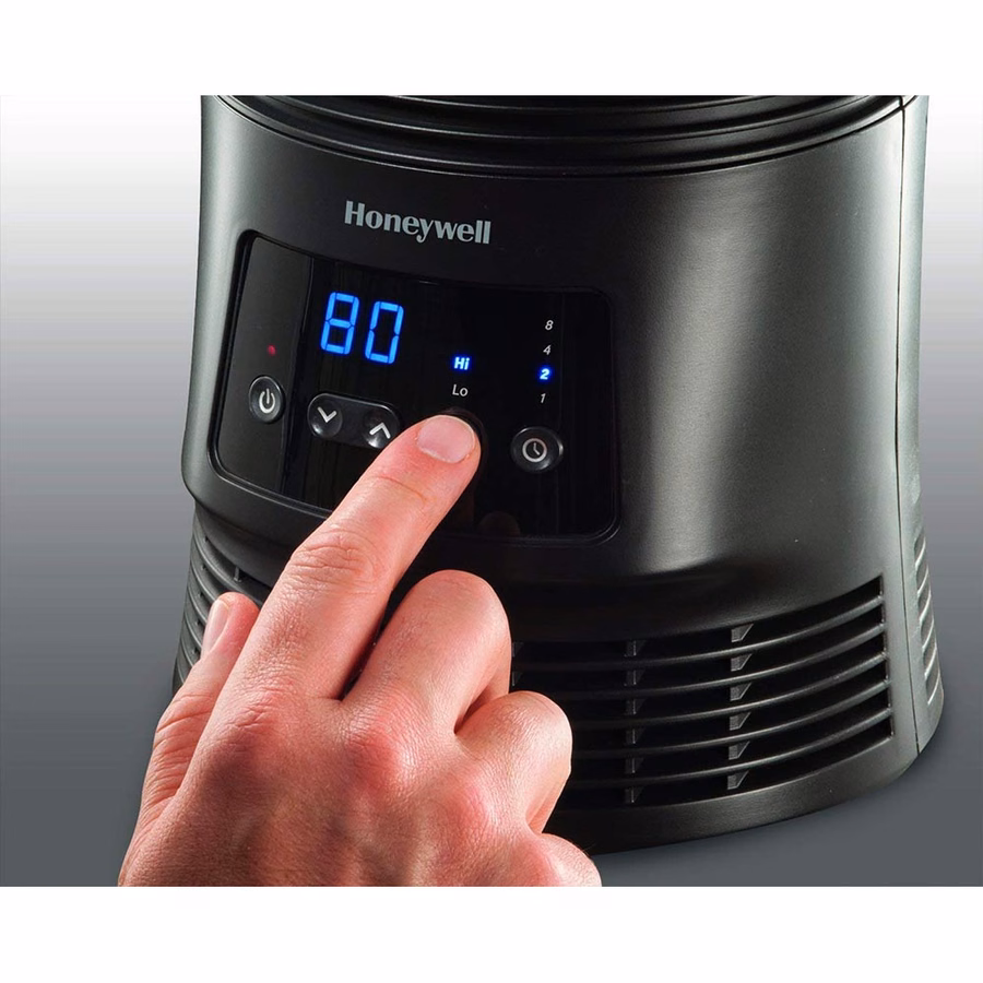 Riscaldatore a ventilazione forzata digitale Honeywell 360 Surround, modello HHF370B